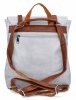 Stylowy Plecak Damski XL Vintage firmy Herisson Jasno Szary